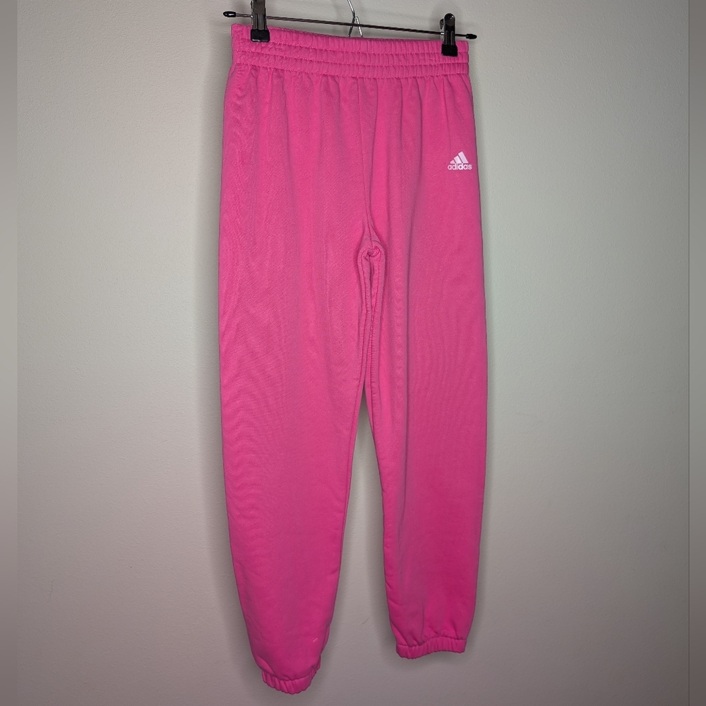 Adidas Kids Bright Pink Joggers